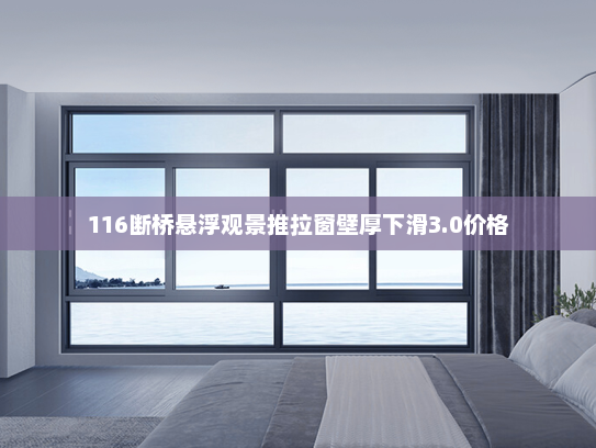 116断桥悬浮观景推拉窗壁厚下滑3.0价格